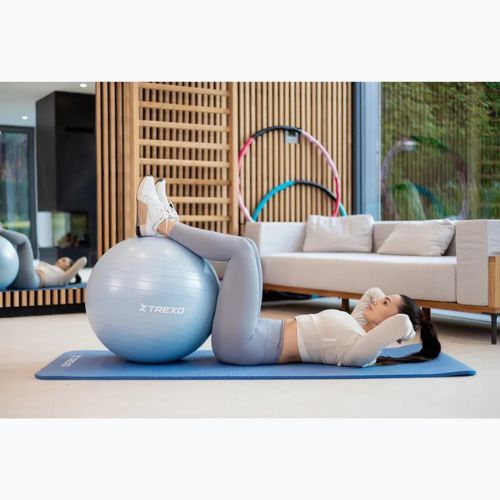Piłka gimnastyczna XTREXO TXO-B4Z008-BL 65 cm niebieski