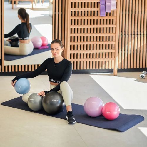 Piłka gimnastyczna mini XTREXO TXO-B4Z010-GY 20 cm szary