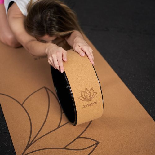 Obręcz do jogi XTREXO korkowa TXO-B4Z023-NC naturalny