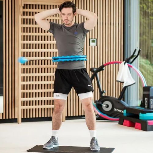 Hula hop z obciążeniem XTREXO TXO-B4Z036-GN niebieski