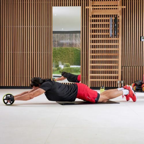 Kółko do ćwiczeń mięśni brzucha XTREXO TXO-B4Z038-GN limonkowy