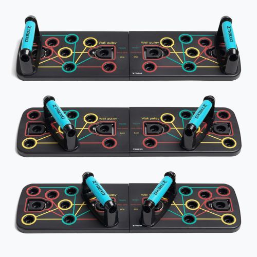 Platforma wielofunkcyjna z uchwytami i ekspanderem XTREXO składana TXO-B4Z045-BK czarny