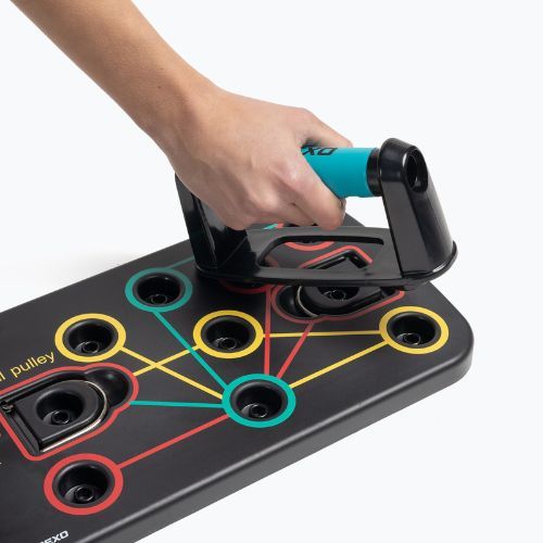 Platforma wielofunkcyjna z uchwytami i ekspanderem XTREXO składana TXO-B4Z045-BK czarny