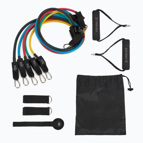 Zestaw ekspanderów gumowych XTREXO TXO-B4Z055-ALL wielokolorowy