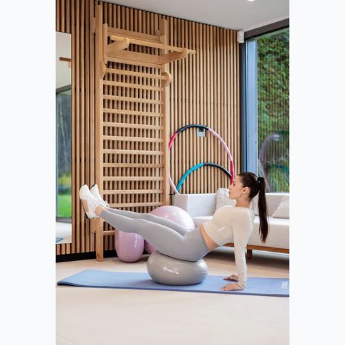 Piłka gimnastyczna XTREXO Donut TXO-B4Z073-GY 50 cm szary