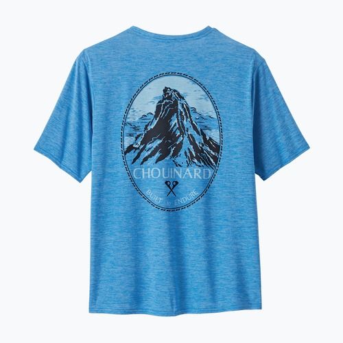 Koszulka męska Patagonia Cap Cool Daily Graphic Shirt Lands chouinard crest/vessel blue x-dye