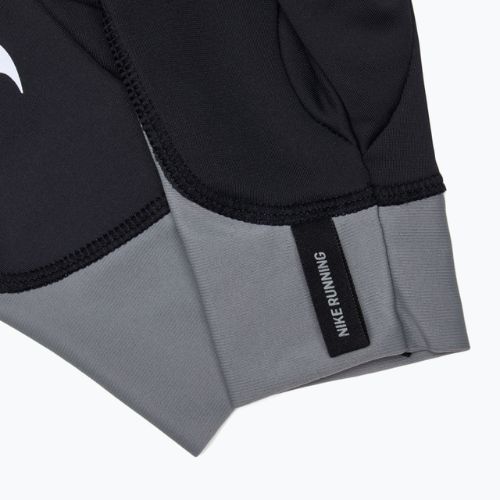 Rękawiczki do biegania męskie Nike Pacer Midweight RG black/smoke grey/silver
