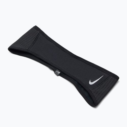 Zestaw opaska + rękawiczki damski Nike Essential Running black/black/silver