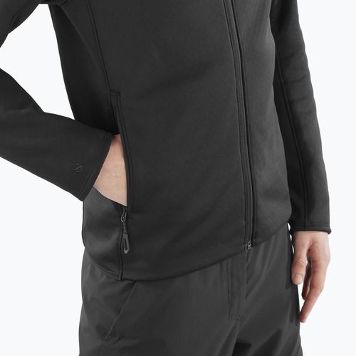 Bluza trekkingowa męska Salomon Essential Midwarm Hd deep black