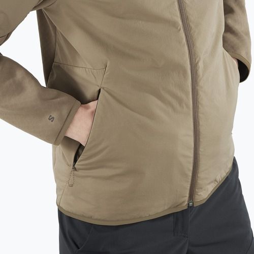 Bluza trekkingowa męska Salomon Outline Hyb Warm Hd shitake