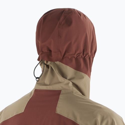 Kurtka przeciwdeszczowa męska Salomon Outerpath Pro rum raisin/shitake
