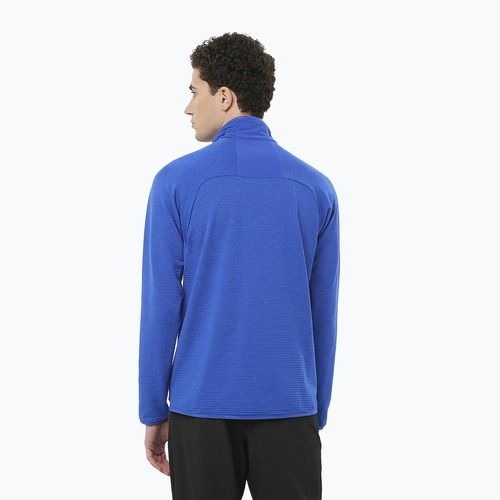 Bluza trekkingowa męska Salomon Essential Lightwarm FZ surf the web
