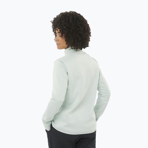 Bluza trekkingowa damska Salomon Essential Midwarm HZ misty blue