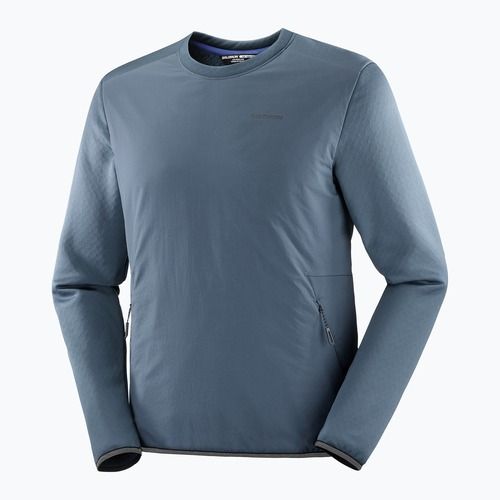 Bluza trekkingowa męska Salomon Outline Hyb Warm midnight