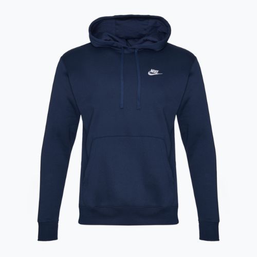 Bluza męska Nike Sportswear Club Fleece Hoodie midnight navy/ midnight navy/ white