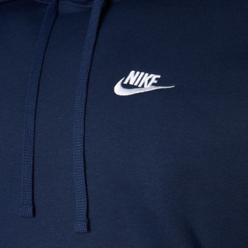 Bluza męska Nike Sportswear Club Fleece Hoodie midnight navy/ midnight navy/ white