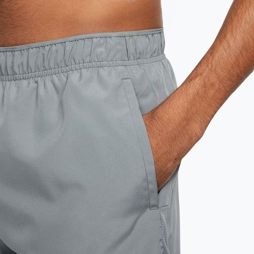 Spodenki męskie Nike Dri-Fit Challenger 7" Brief-Lined smoke grey/smoke grey/black