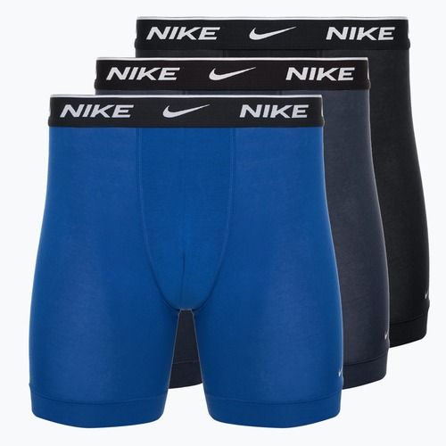 Bokserki męskie Nike Everyday Cotton Stretch 3 pary obsidian/game royal/black