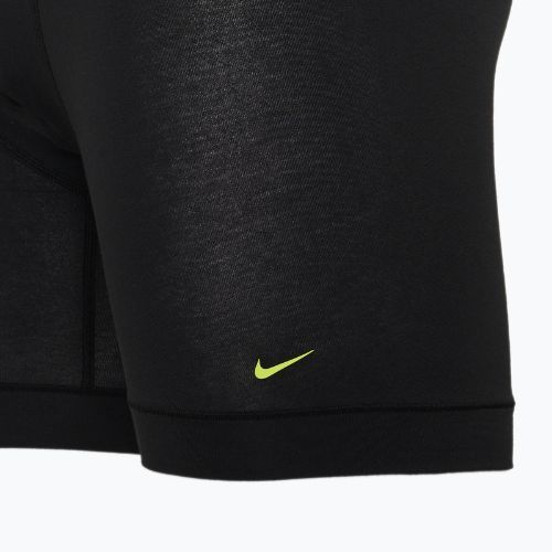 Bokserki męskie Nike Everyday Cotton Stretch 3 pary cyber black/heather grey/dark pony