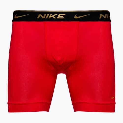 Bokserki męskie Nike Everyday Cotton Stretch 3 pary black silver/red gold/black gold