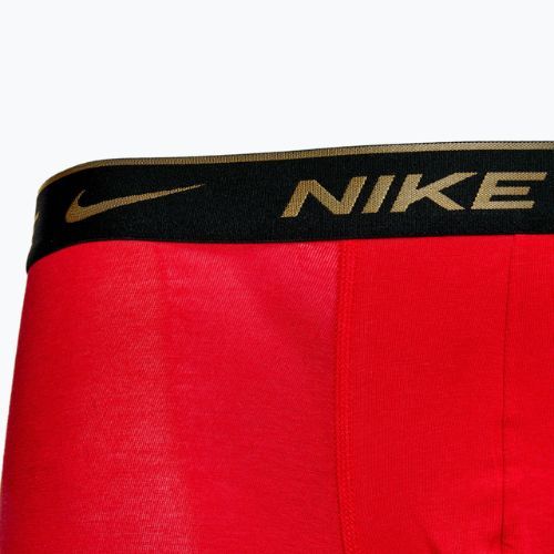 Bokserki męskie Nike Everyday Cotton Stretch 3 pary black silver/red gold/black gold