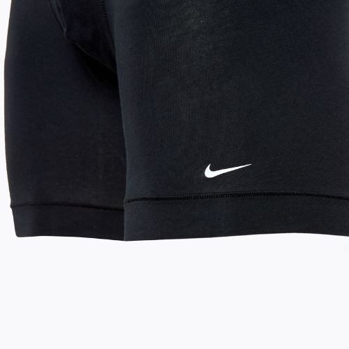 Bokserki męskie Nike Everyday Cotton Stretch 3 pary black/gold/black
