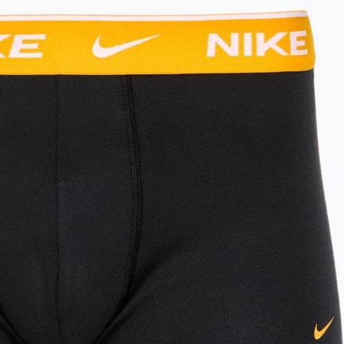 Bokserki męskie Nike Everyday Cotton Stretch Trunk 3 pary black/gold/hyper crimson