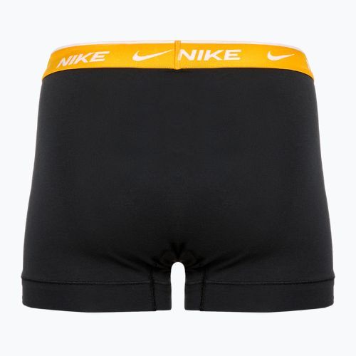 Bokserki męskie Nike Everyday Cotton Stretch Trunk 3 pary black/gold/hyper crimson