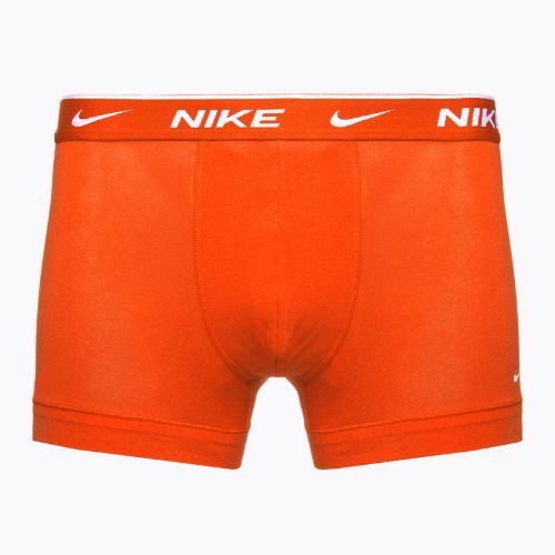 Bokserki męskie Nike Everyday Cotton Stretch Trunk 3 pary team orange/uni red/black