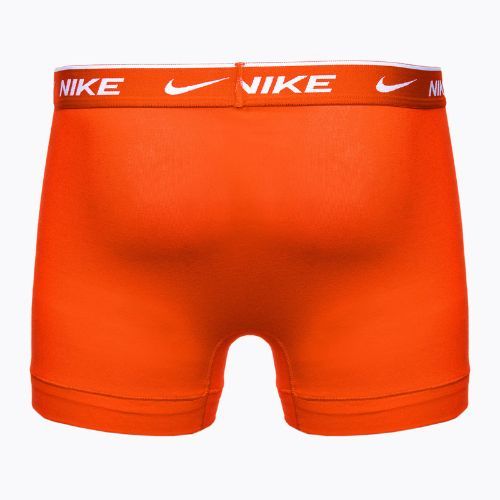 Bokserki męskie Nike Everyday Cotton Stretch Trunk 3 pary team orange/uni red/black
