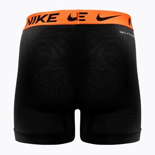 Bokserki męskie Nike Dri-FIT ADV Micro Brief 3 pary hyper black/total orange