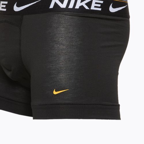 Bokserki męskie Nike Dri-FIT Ultra Comfort Trunk 3 pary black gold/storm/black