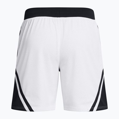 Spodenki koszykarskie męskie Under Armour Curry Mesh Short 4 white/black/white