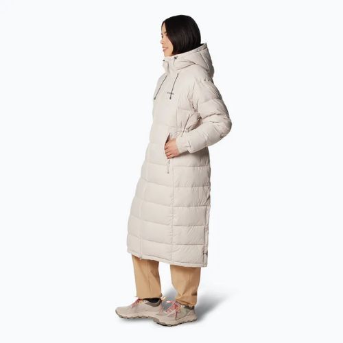 Płaszcz puchowy damski Columbia Pike Lake II Long dark stone 279