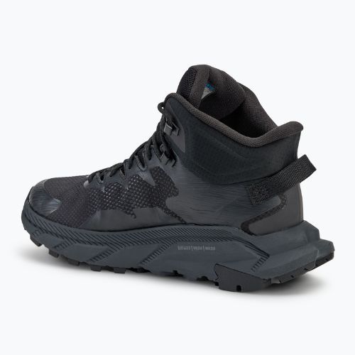 Buty turystyczne męskie HOKA Trail Code GTX black/raven