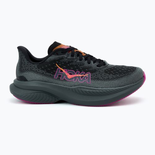 Buty do biegania damskie HOKA Mach 6 black/fuchsia