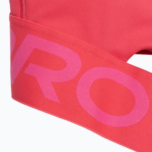 Biustonosz treningowy Nike Pro Indy Plunge aster pink/pink sicle/white