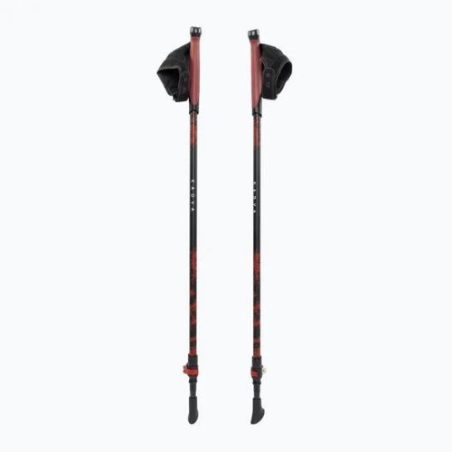 Kije nordic walking KADVA Halna  regulowane czerwony