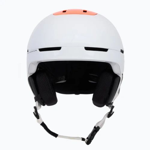 Kask narciarski z systemem audio POC Obex Connect hydrogen white/fluorescent orange avip