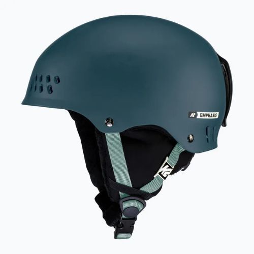 Kask narciarski z systemem audio K2 Emphasis pearl dark teal
