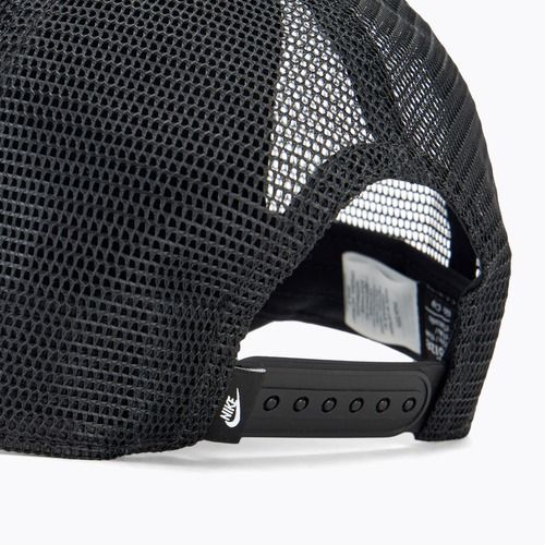Czapka z daszkiem dziecięca Nike Rise Structured Trucker black/black/white
