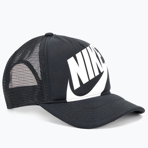 Czapka z daszkiem dziecięca Nike Rise Structured Trucker black/black/white