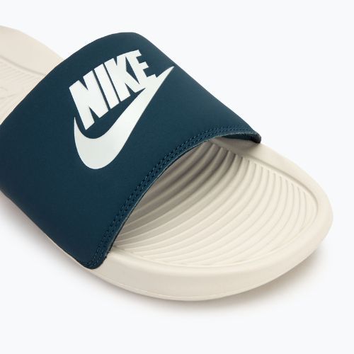 Klapki męskie Nike Victori One Slide armory navy/light orewood brown/sail