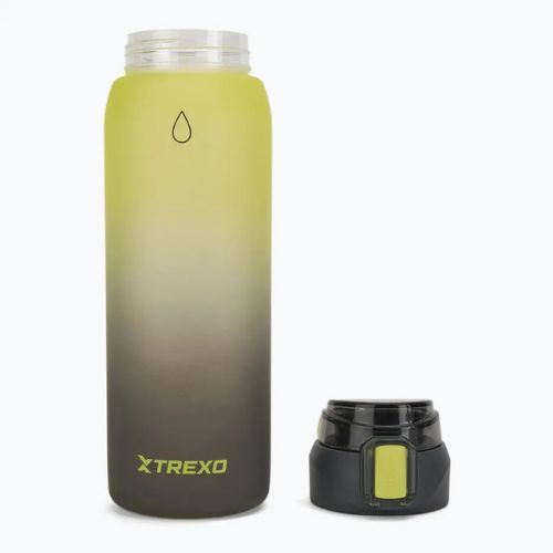 Bidon TREXO Haust 1000 ml żółty/czarny