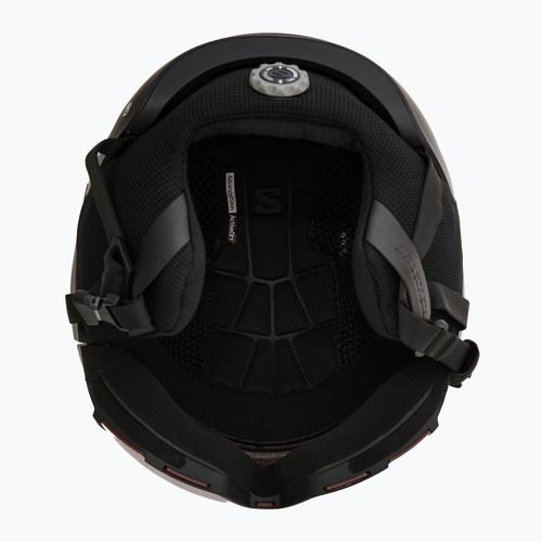 Kask narciarski Salomon Osmo black/flash tonic orange