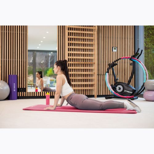 Mata do ćwiczeń XTREXO 15 mm z pasem różowy