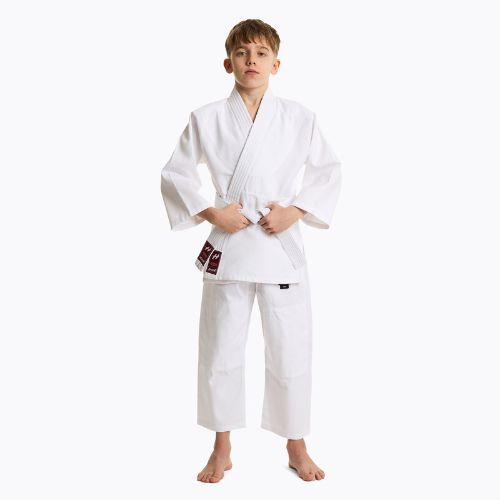 Judoga dziecięca HOOK FIGHTING Judo - Back To School biały
