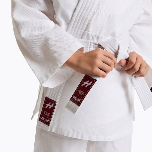 Judoga dziecięca HOOK FIGHTING Judo - Back To School biały
