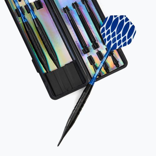 Rzutki do darta OneTeam Dart Soft BOLT 18,8 g 3 szt. czarny/niebieski