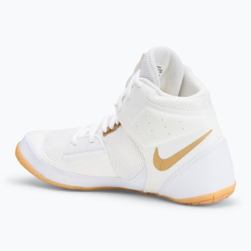 Buty zapaśnicze Nike Fury white/metallic gold